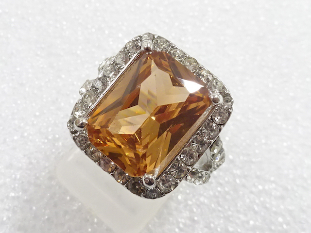 COLORED STONE FASHION RING / JP SIZE 9